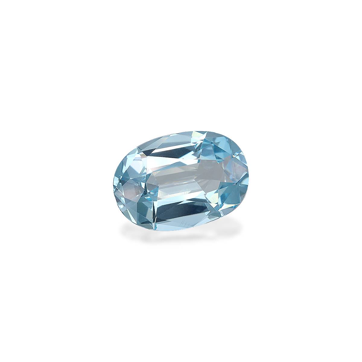 Santa Maria blue aquamarine, 7.81ct oval cut — view 3