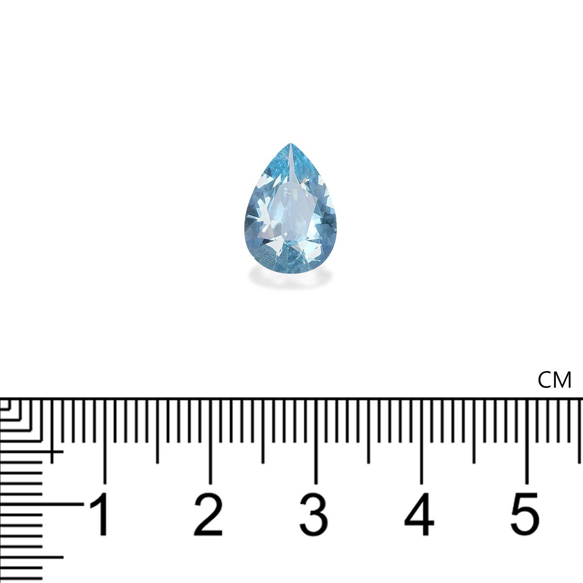 Santa Maria blue aquamarine, 2.44ct pear cut — view 4