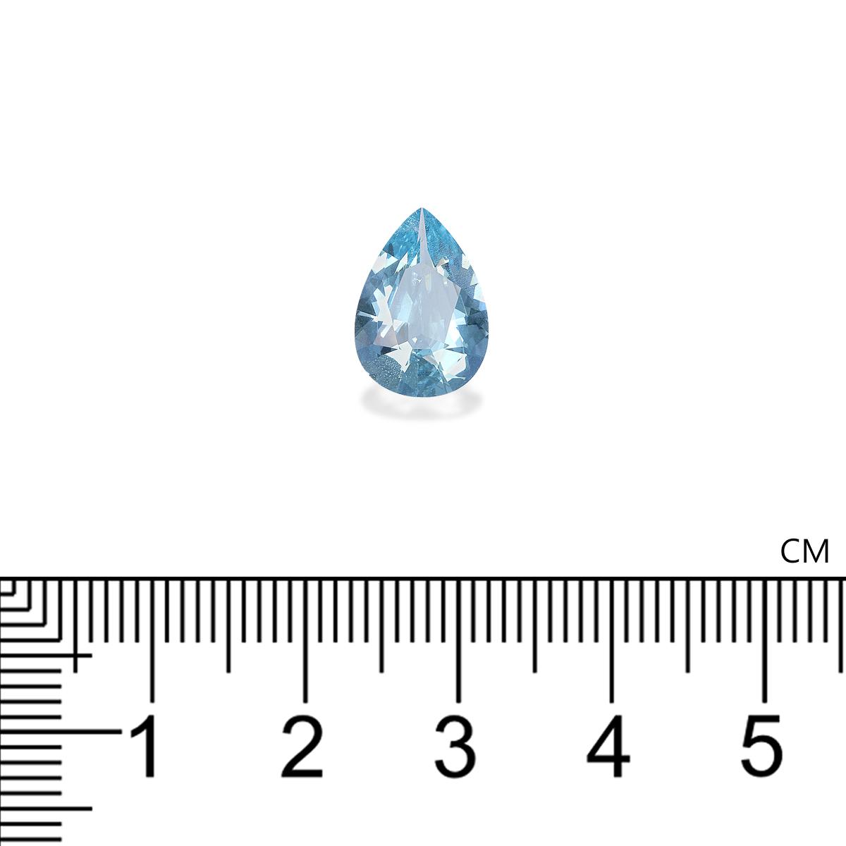 Santa Maria blue aquamarine, 2.44ct pear cut — view 4