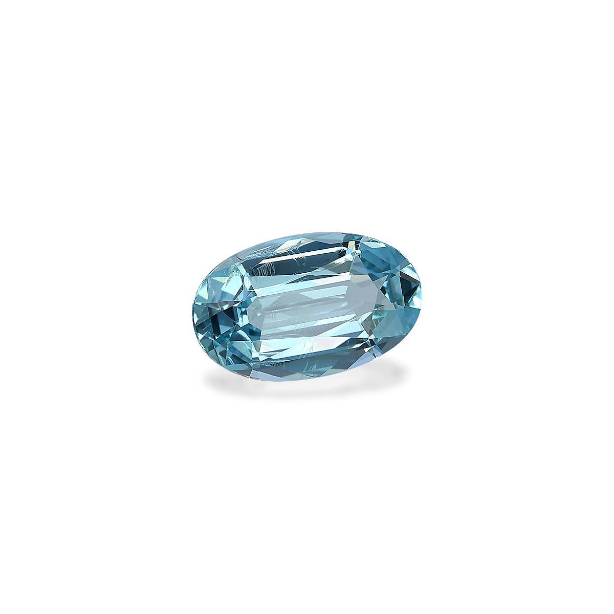 Santa Maria blue aquamarine, 2.43ct oval cut — view 3