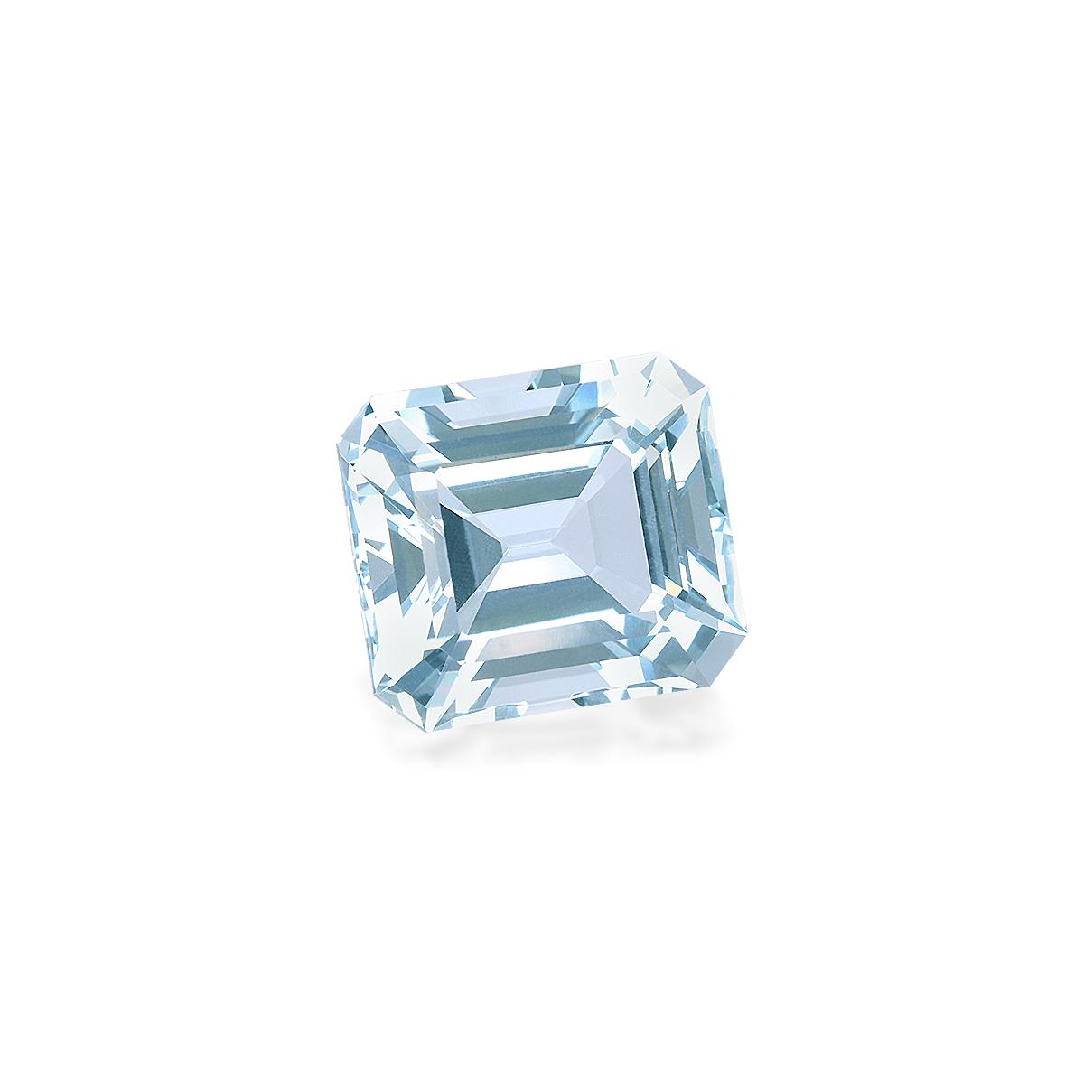 sky blue aquamarine, 13.62ct rectangular cut — view 3