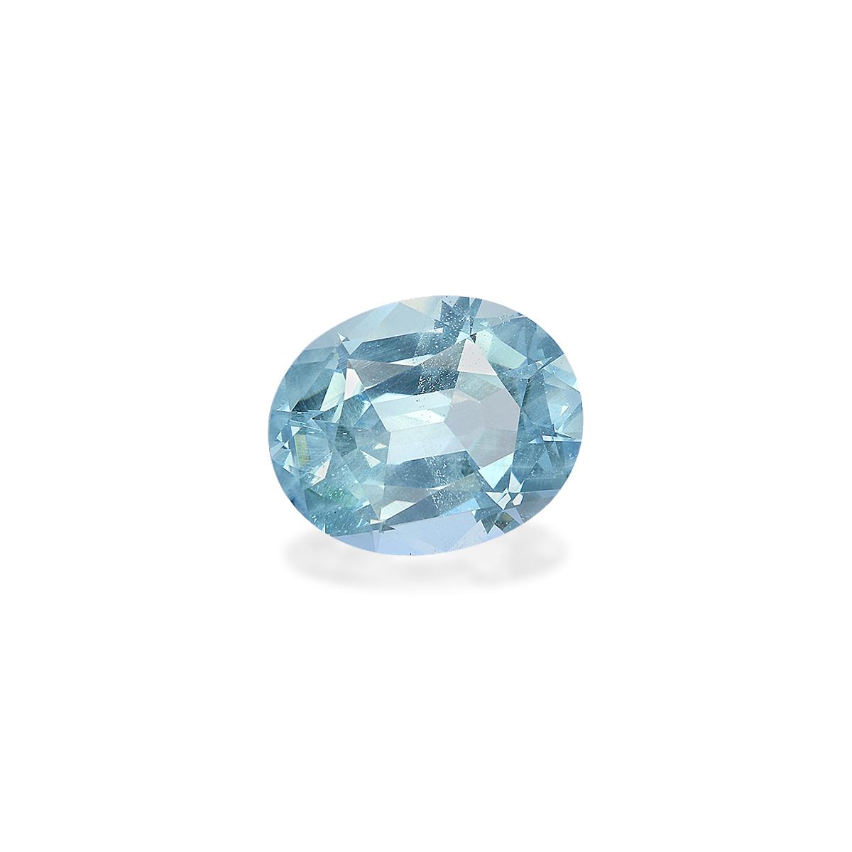baby blue aquamarine, 15.14ct oval cut — view 3