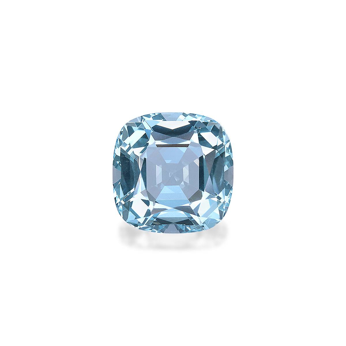 baby blue aquamarine, 13.69ct cushion cut — main view
