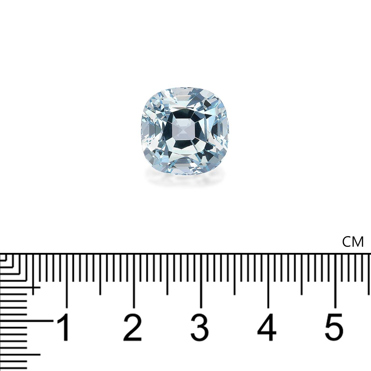 baby blue aquamarine, 11.63ct cushion cut — view 4