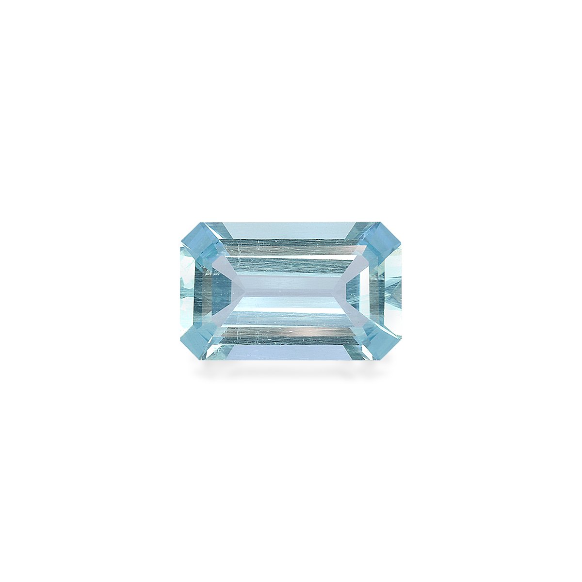 baby blue aquamarine, 12.86ct rectangular cut — main view