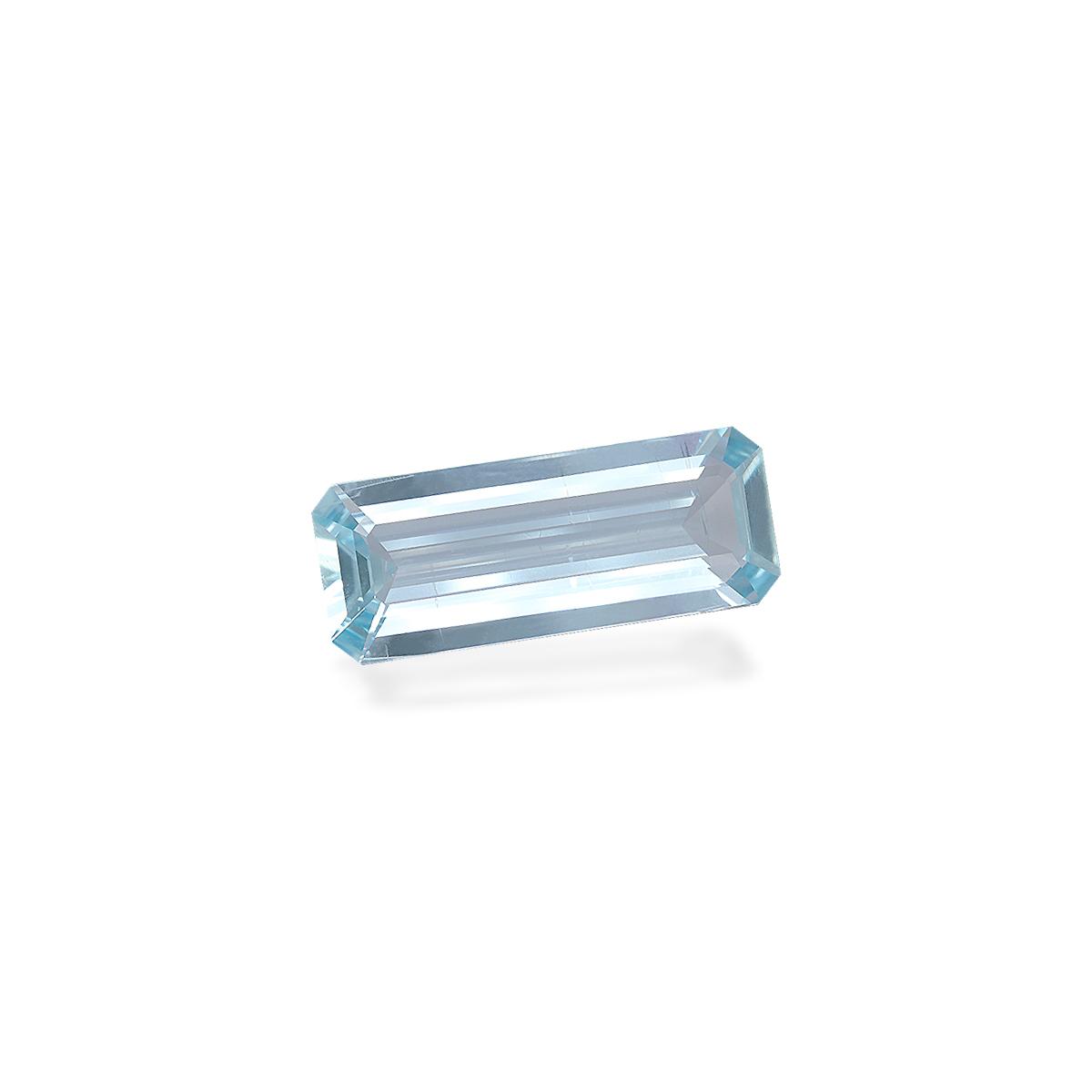 baby blue aquamarine, 10.87ct rectangular cut — view 3