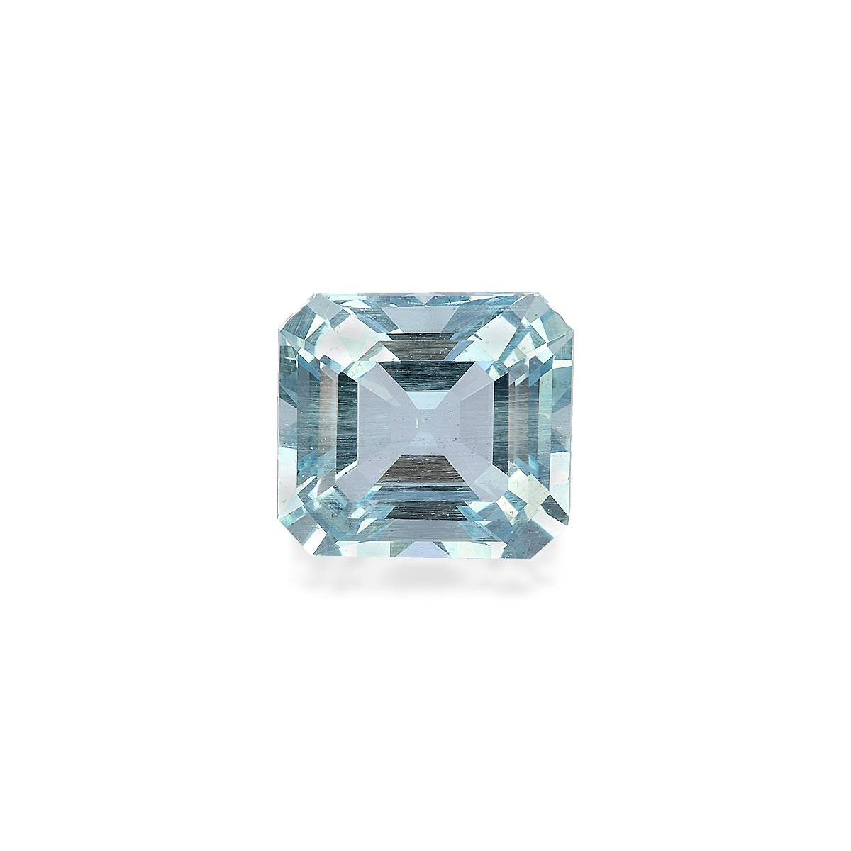 sky blue aquamarine, 12.14ct rectangular cut — main view