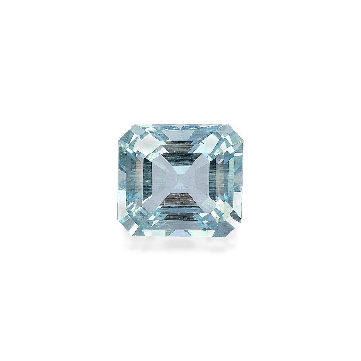 sky blue aquamarine, 12.14ct rectangular cut — main view