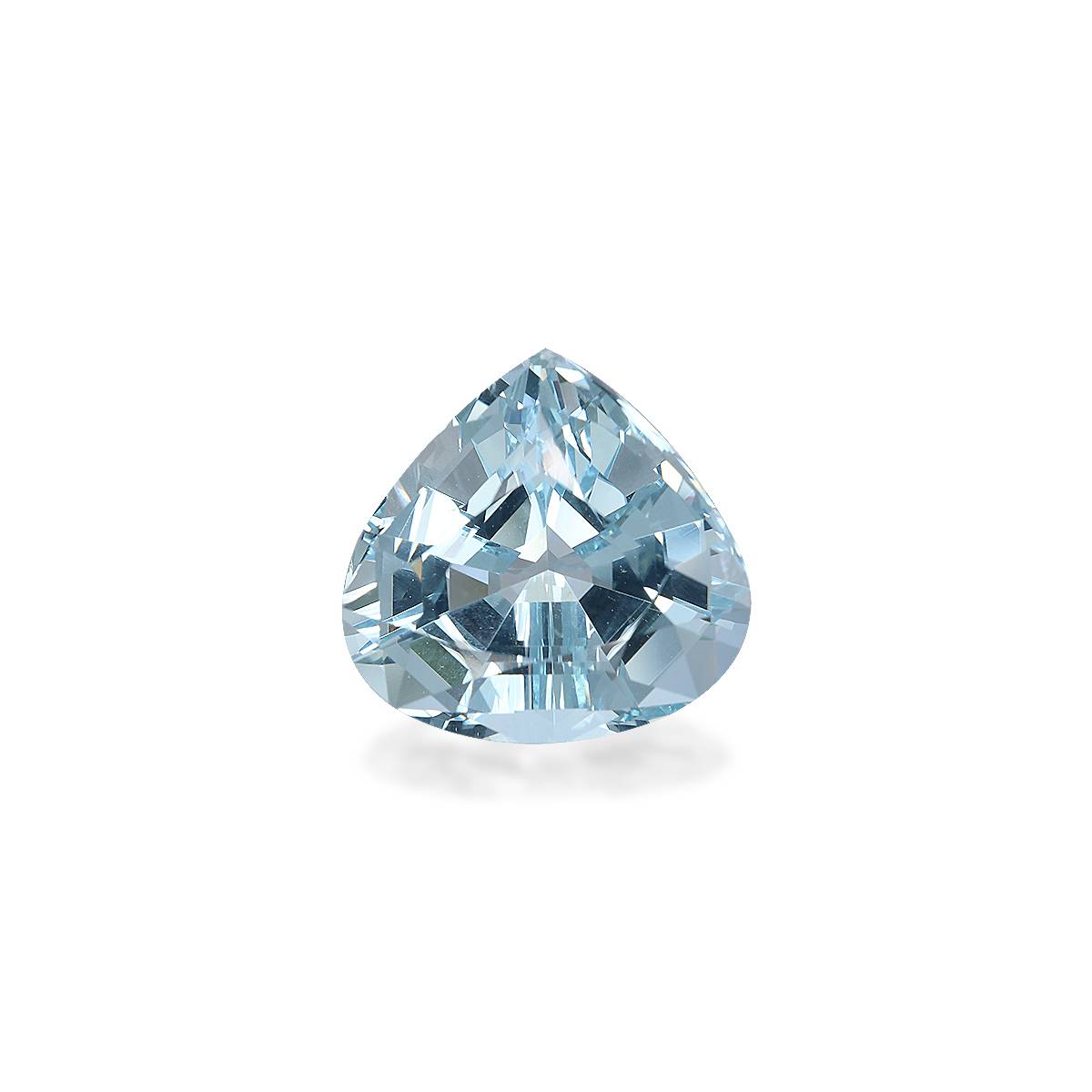 sky blue aquamarine, 12.16ct pear cut — main view