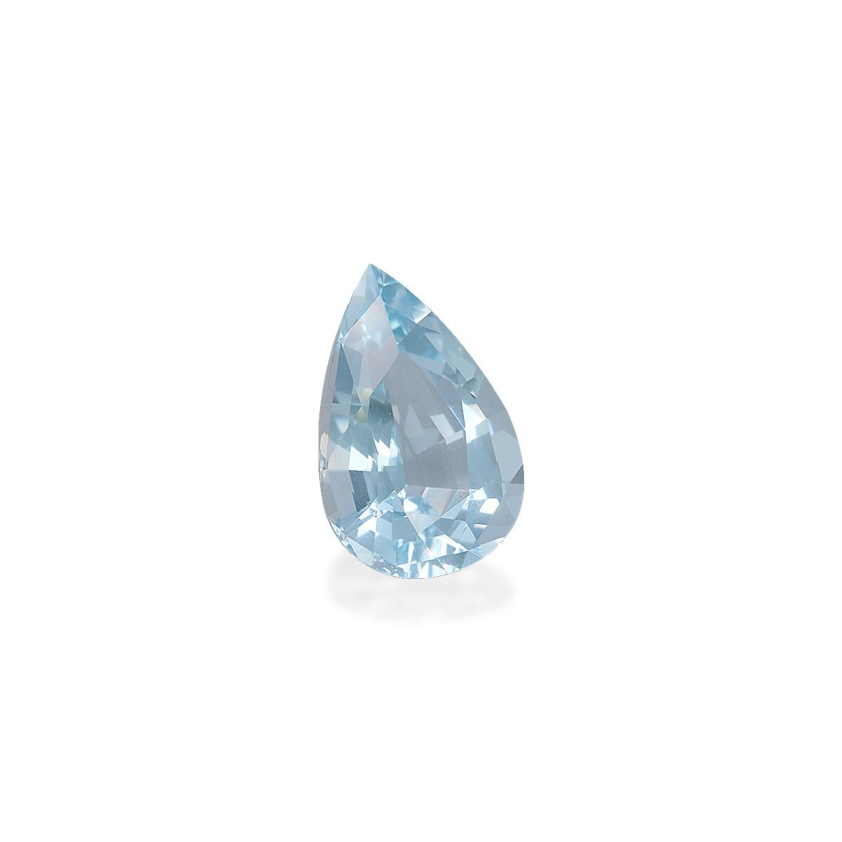 baby blue aquamarine, 9.53ct pear cut — view 3