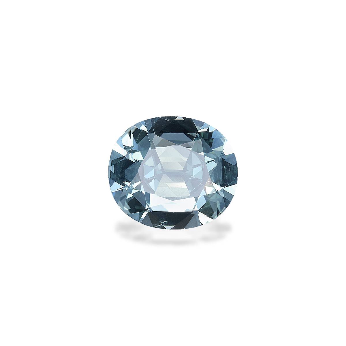 baby blue aquamarine, 7.82ct oval cut — main view