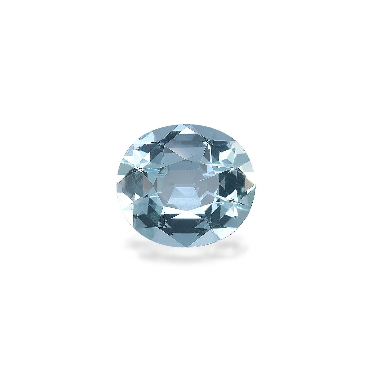 sky blue aquamarine, 6.68ct oval cut — main view