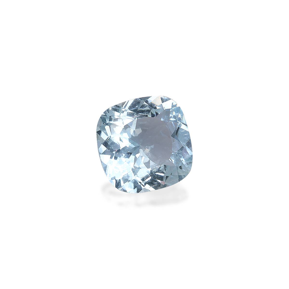 baby blue aquamarine, 8.78ct cushion cut — view 3