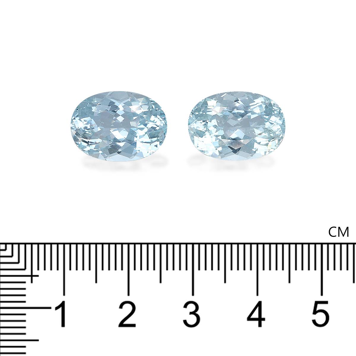sky blue aquamarine, 14.59ct oval cut — view 4
