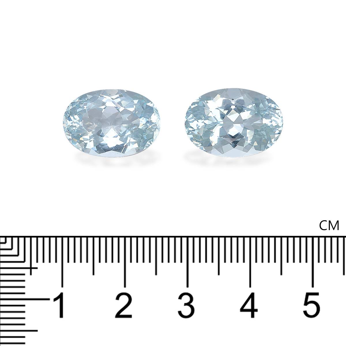 sky blue aquamarine, 15.01ct oval cut — view 4
