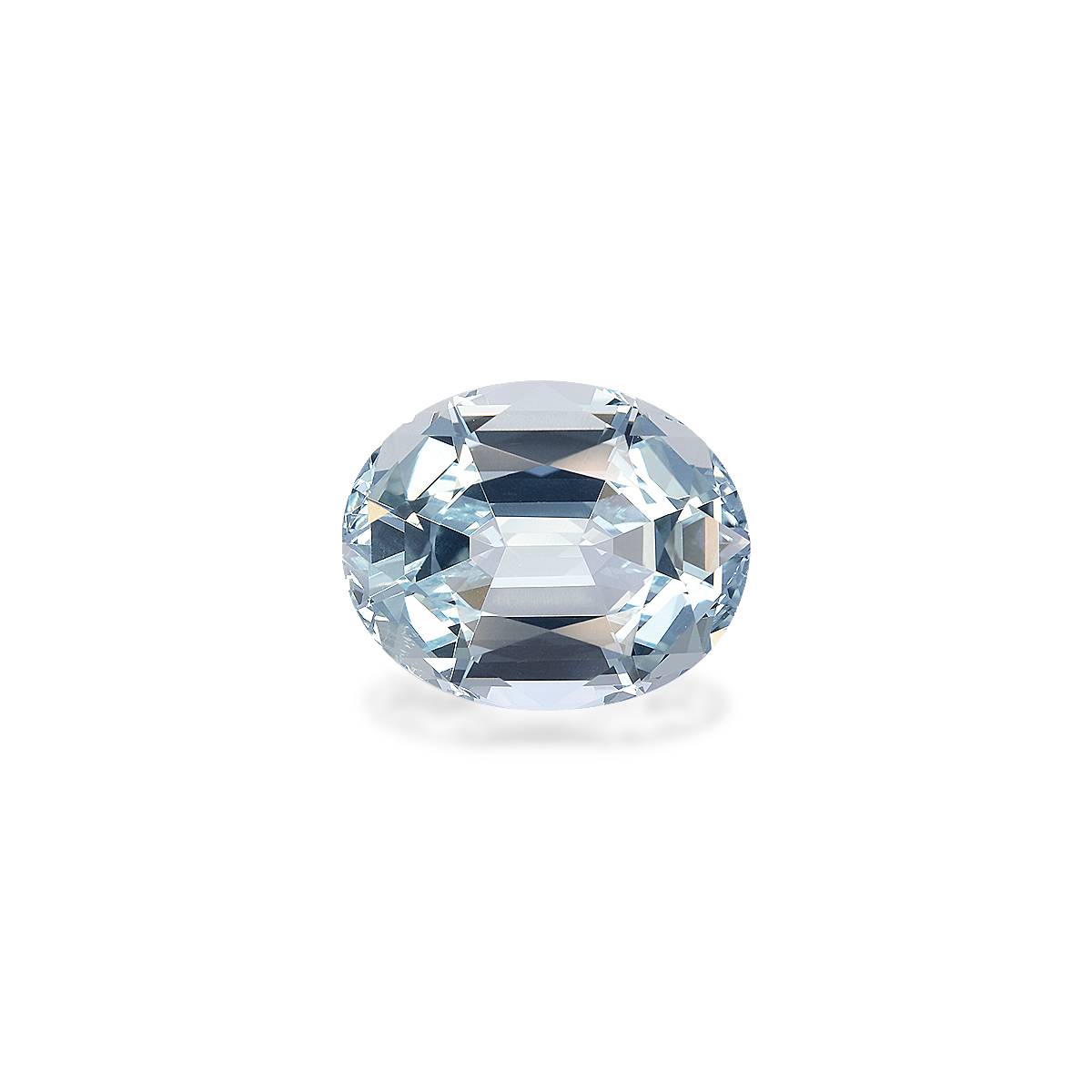 sky blue aquamarine, 8.28ct oval cut — main view