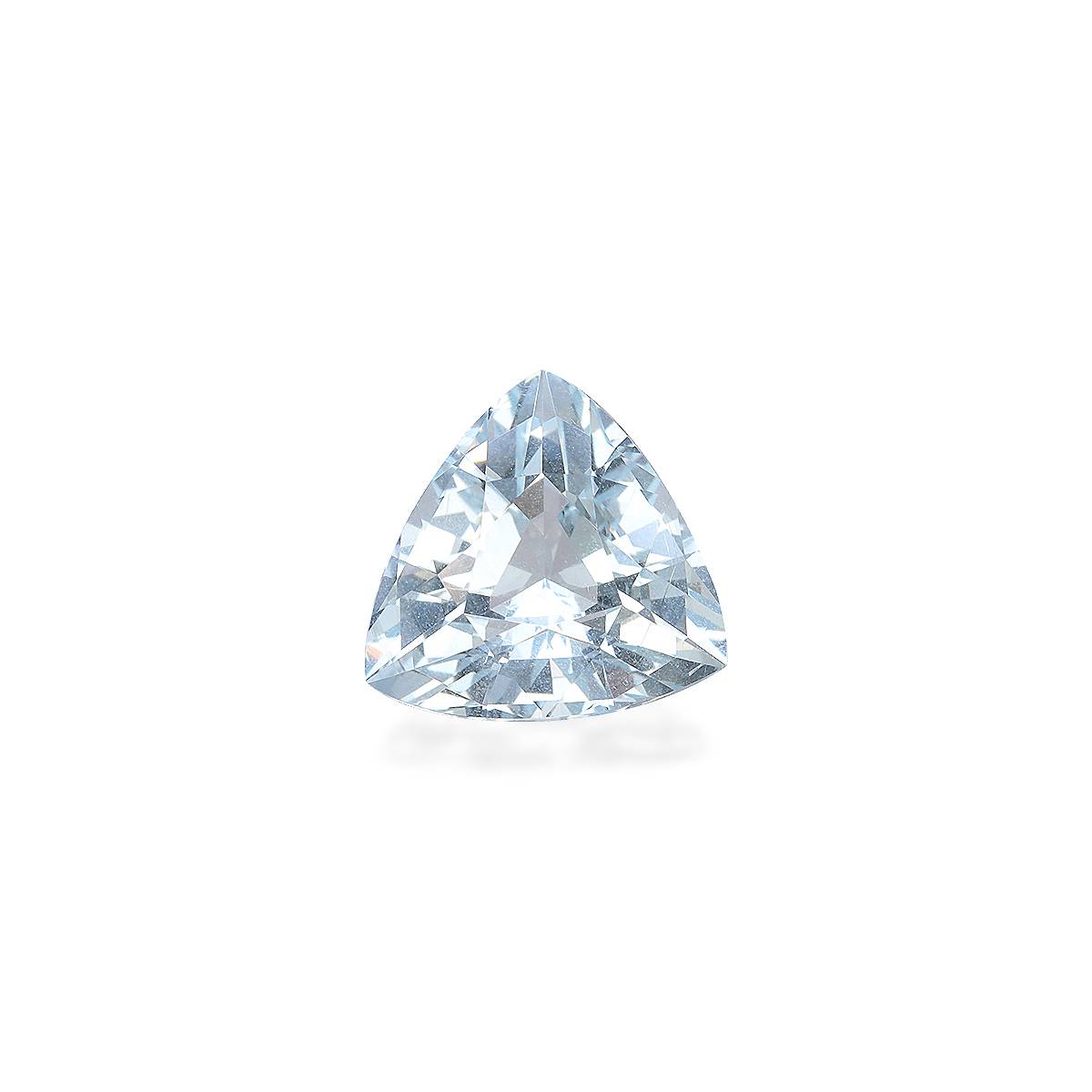 sky blue aquamarine, 4.27ct trilliant cut — main view