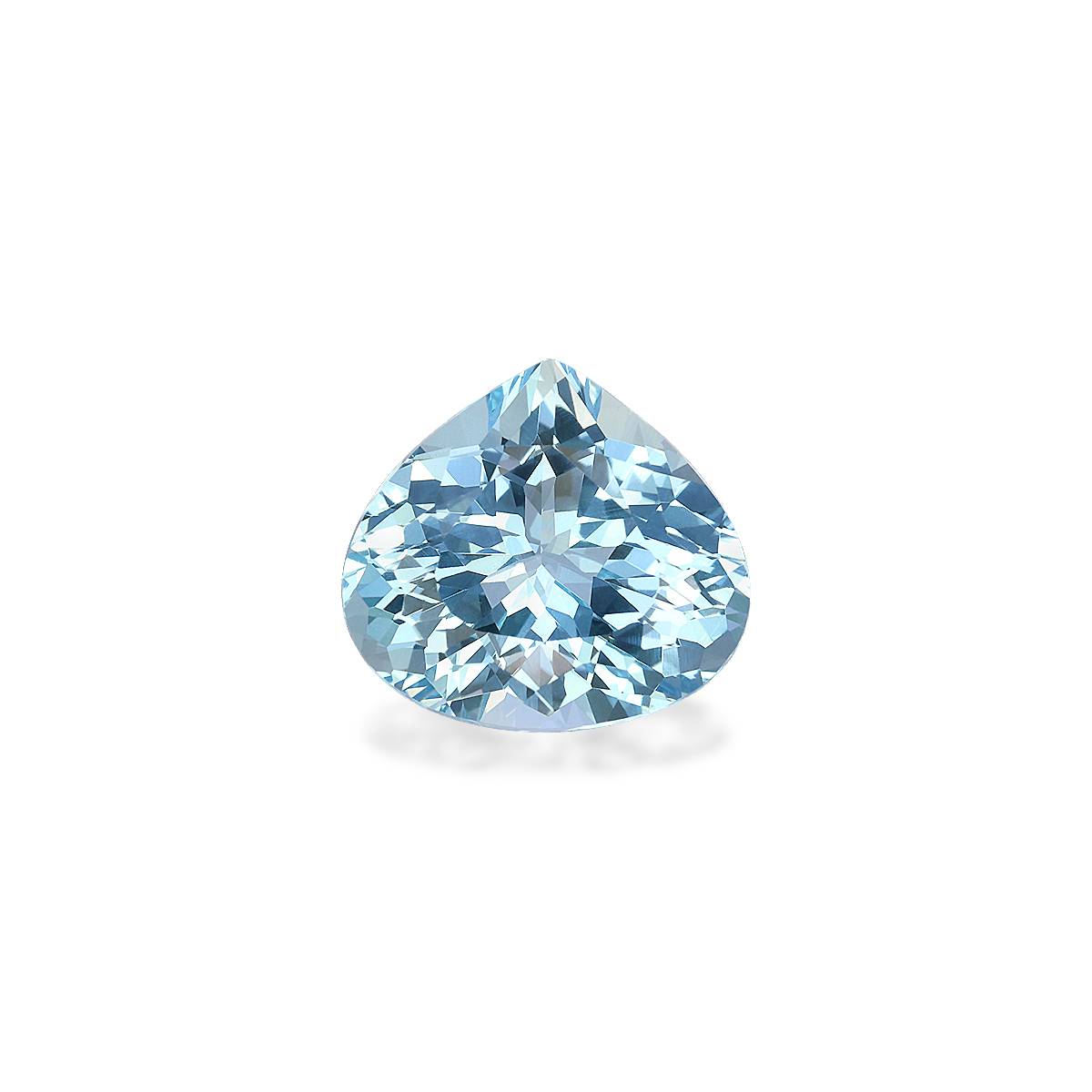 baby blue aquamarine, 5.07ct pear cut — main view