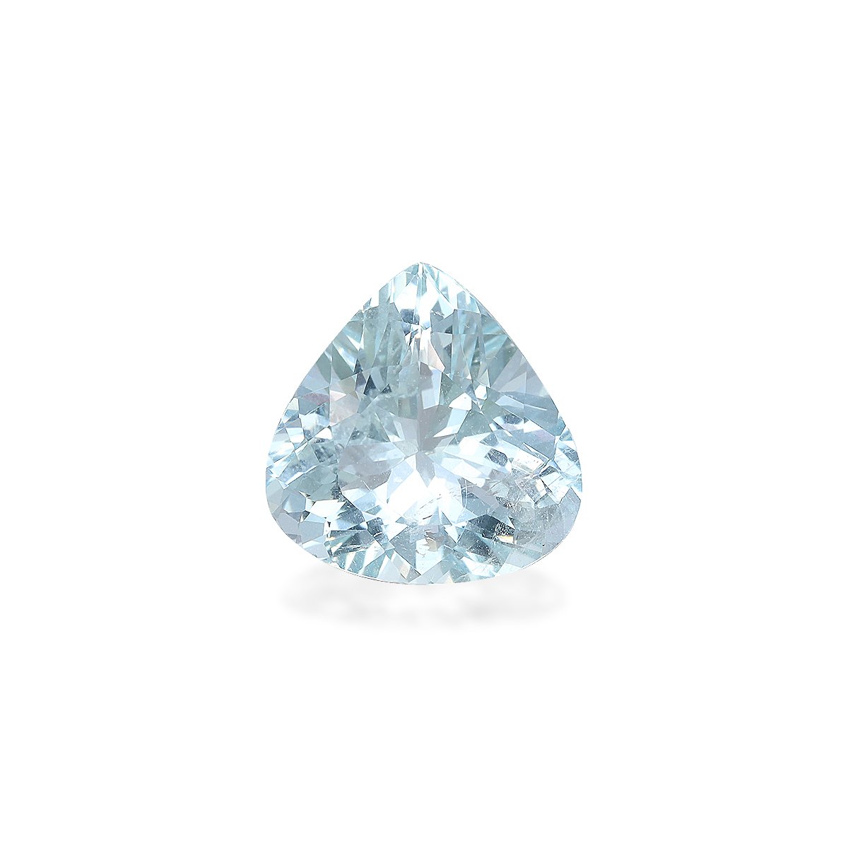 sky blue aquamarine, 4.38ct pear cut — main view