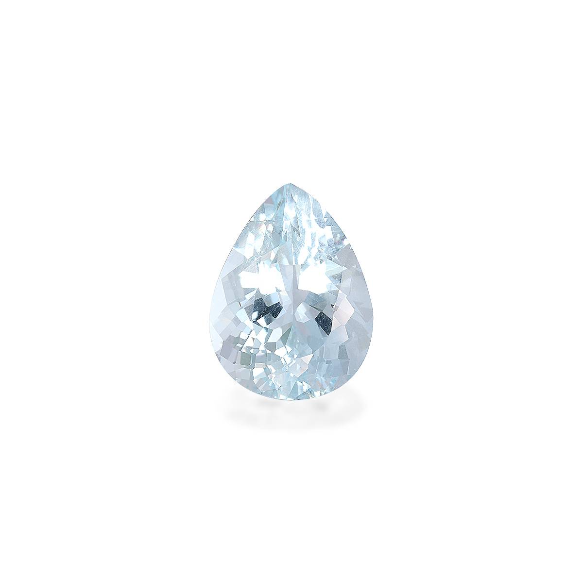 sky blue aquamarine, 5.63ct pear cut — main view