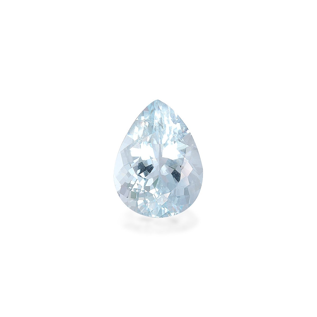 sky blue aquamarine, 5.63ct pear cut — main view