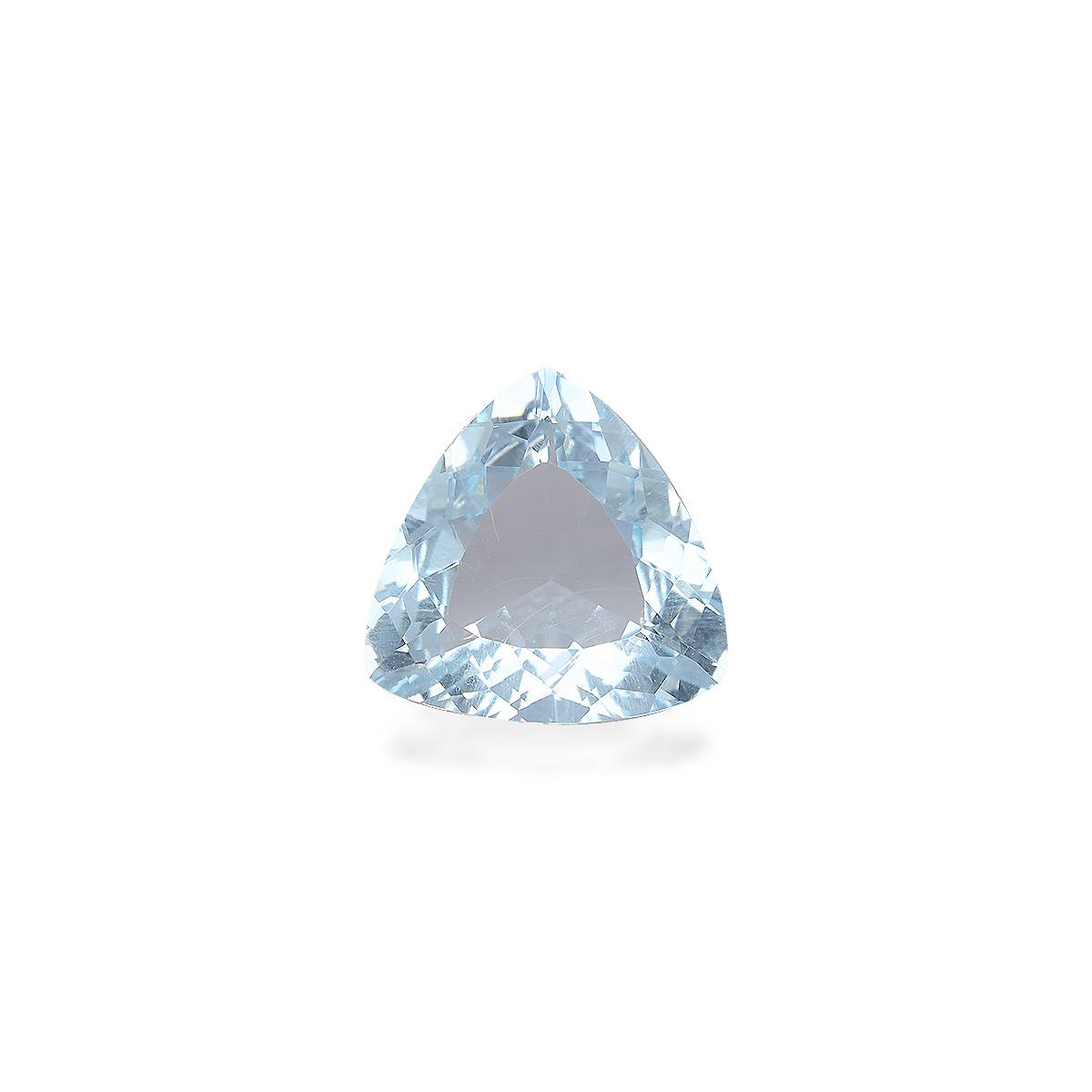 sky blue aquamarine, 4.4ct trilliant cut — main view