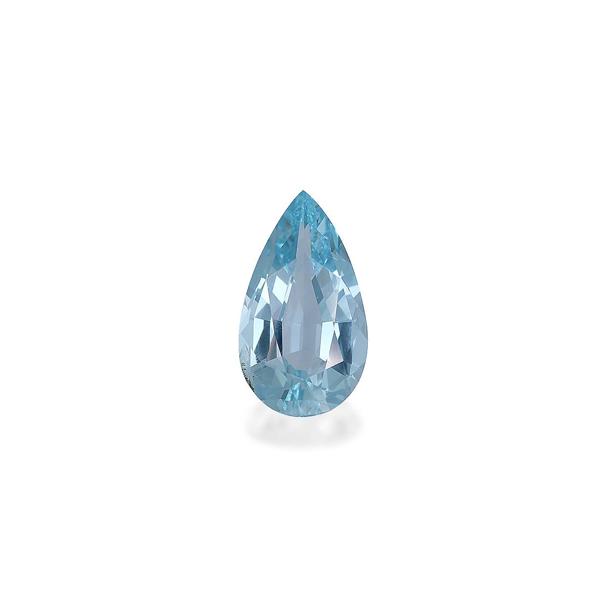 baby blue aquamarine, 4.43ct pear cut — main view