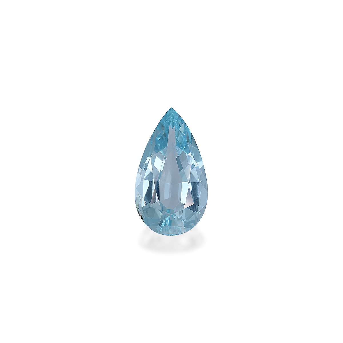 baby blue aquamarine, 4.43ct pear cut — main view