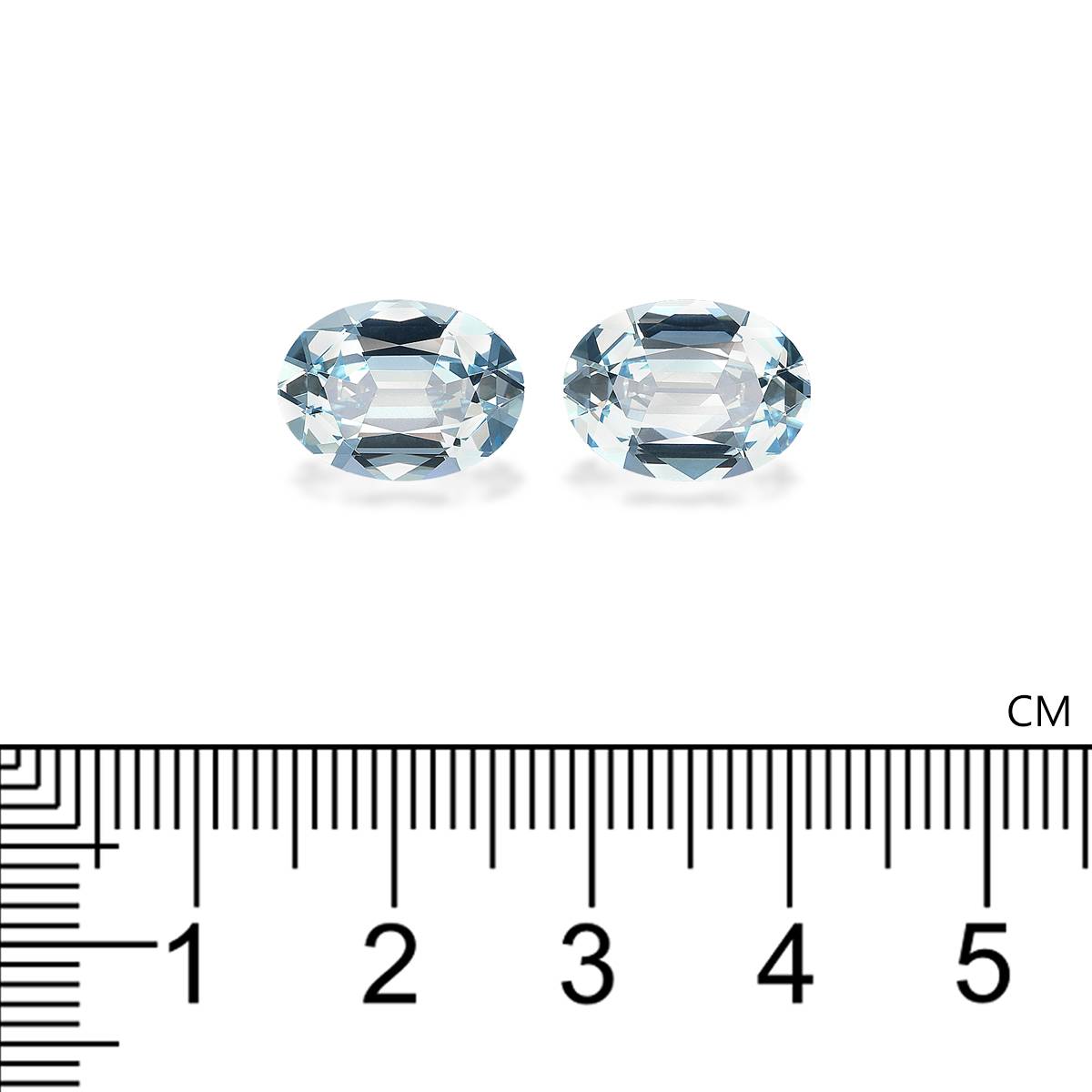 sky blue aquamarine, 7.17ct oval cut — view 4