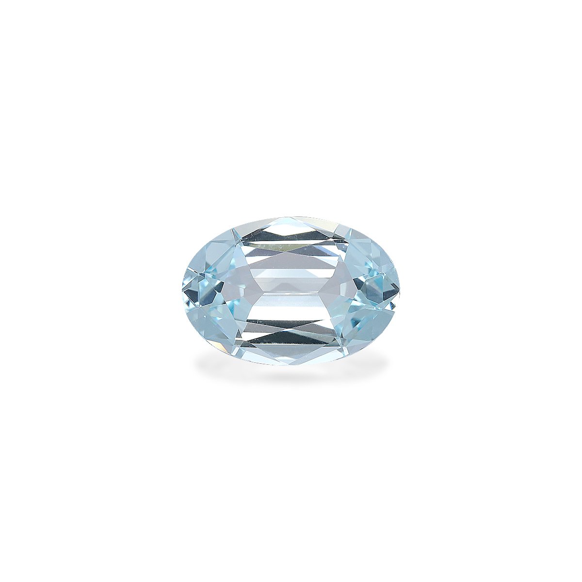 baby blue aquamarine, 3.71ct oval cut — main view