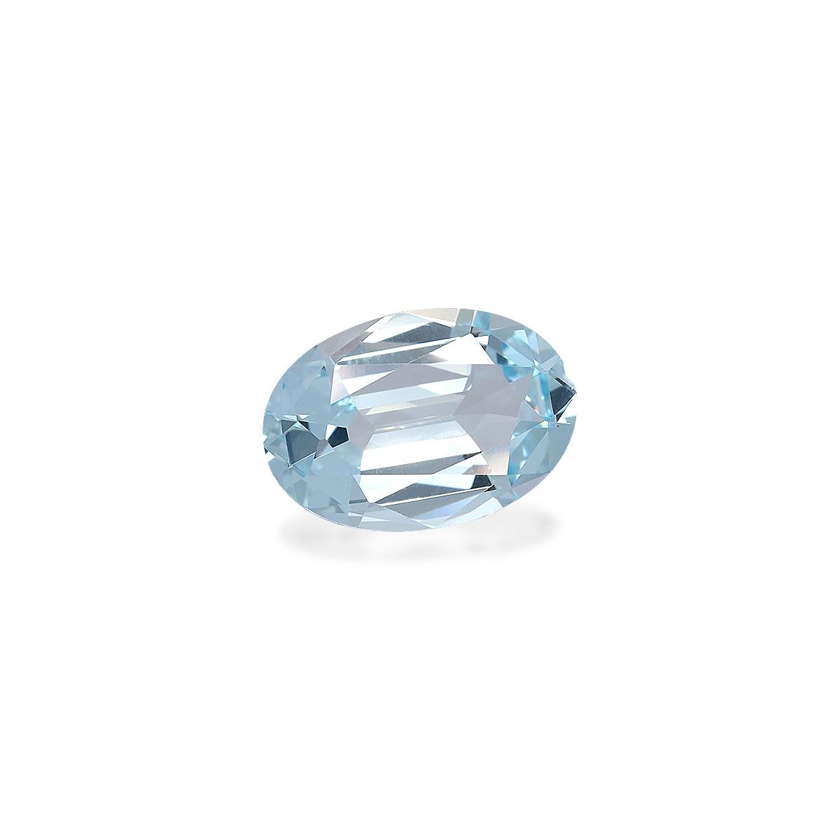 baby blue aquamarine, 3.71ct oval cut — view 3