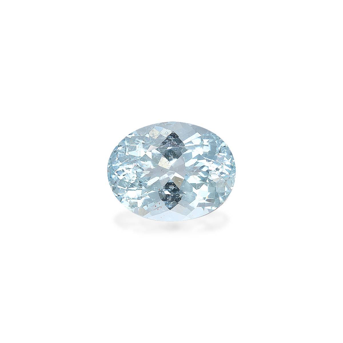 sky blue aquamarine, 5.23ct oval cut — main view