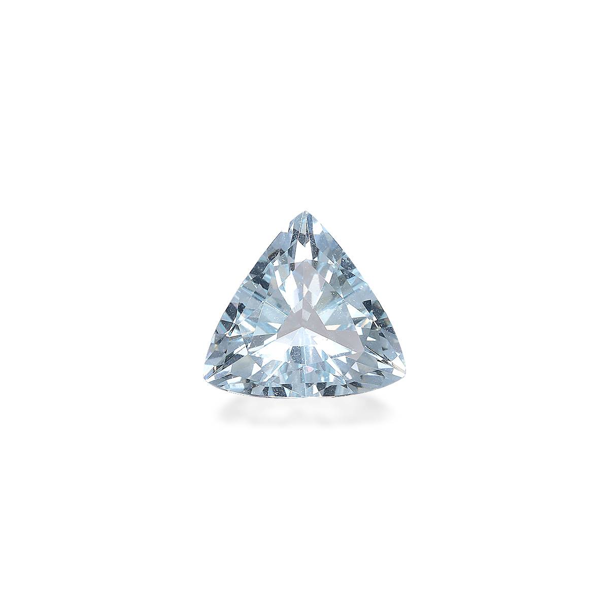 sky blue aquamarine, 3.47ct trilliant cut — main view