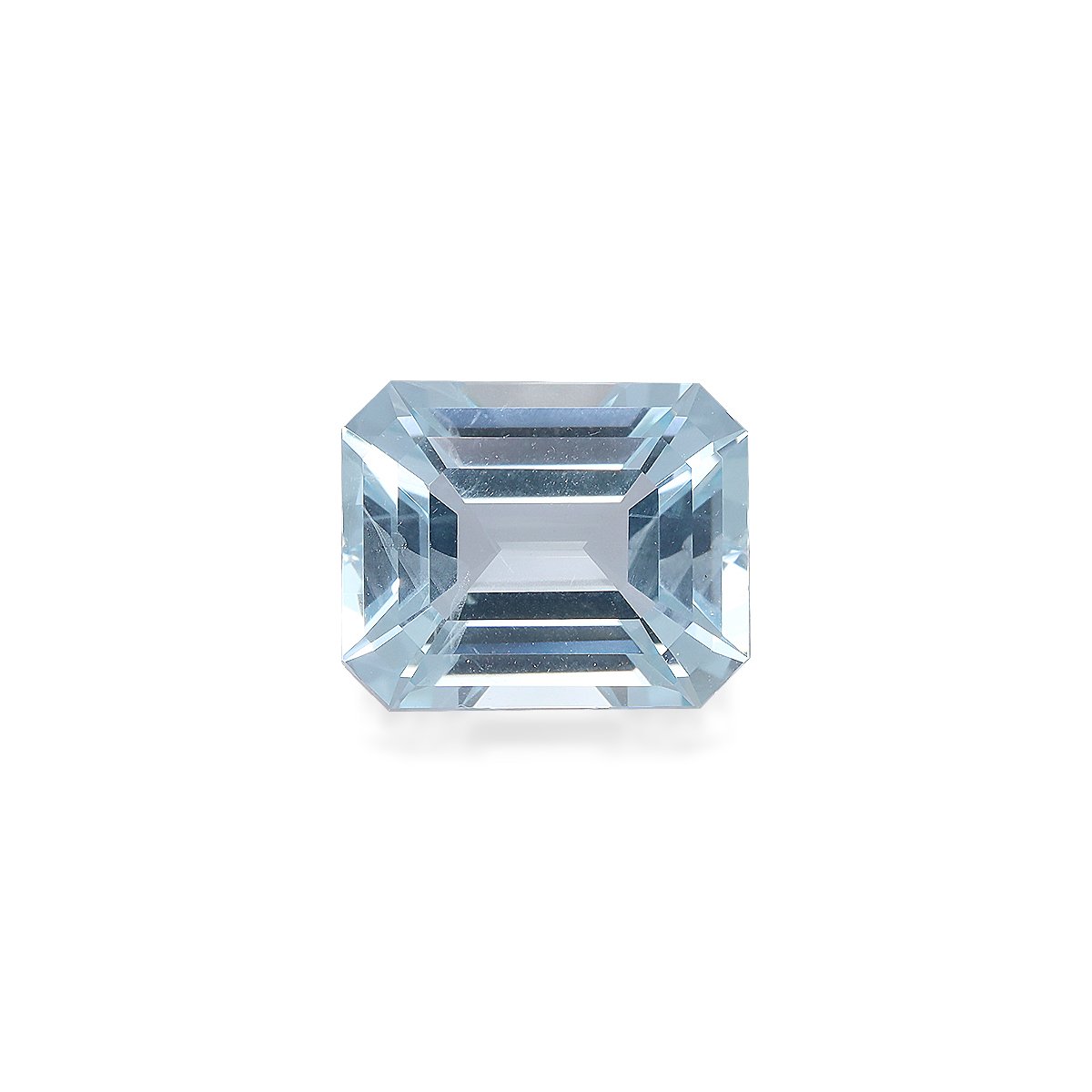 sky blue aquamarine, 3.48ct rectangular cut — main view