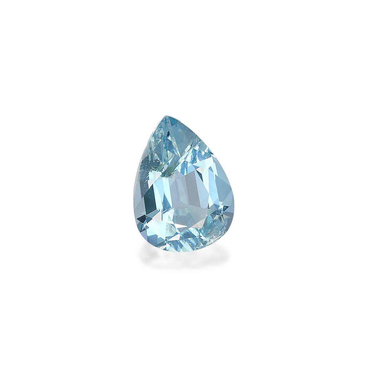 baby blue aquamarine, 2.19ct pear cut — view 3