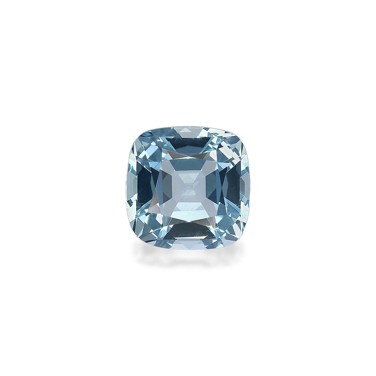 baby blue aquamarine, 3.13ct cushion cut — main view