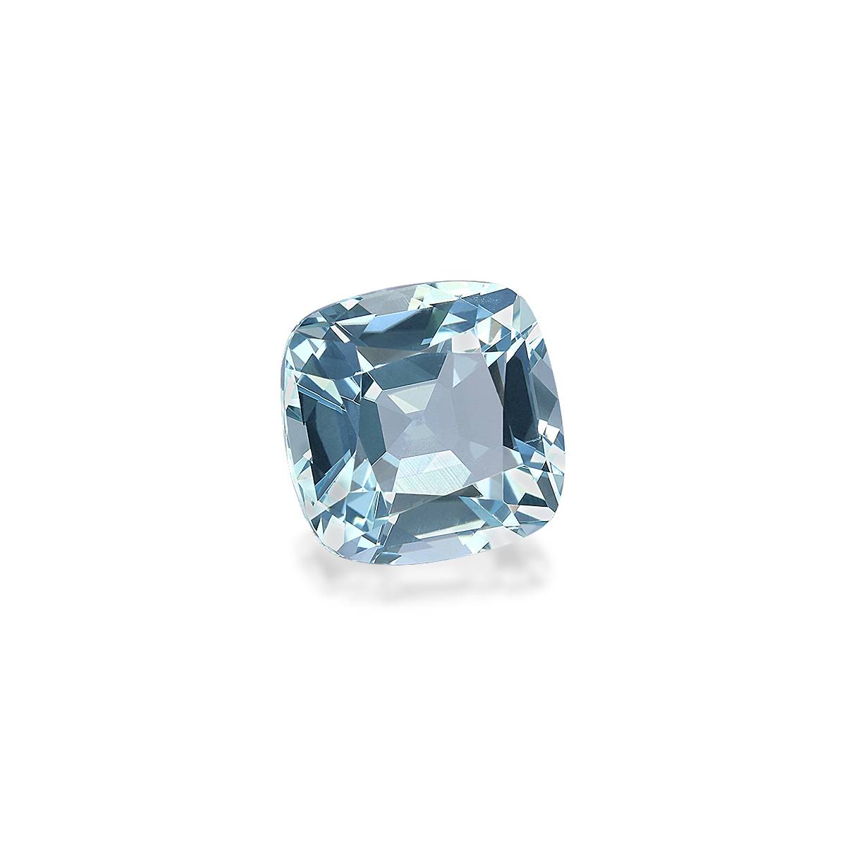 baby blue aquamarine, 3.13ct cushion cut — view 3