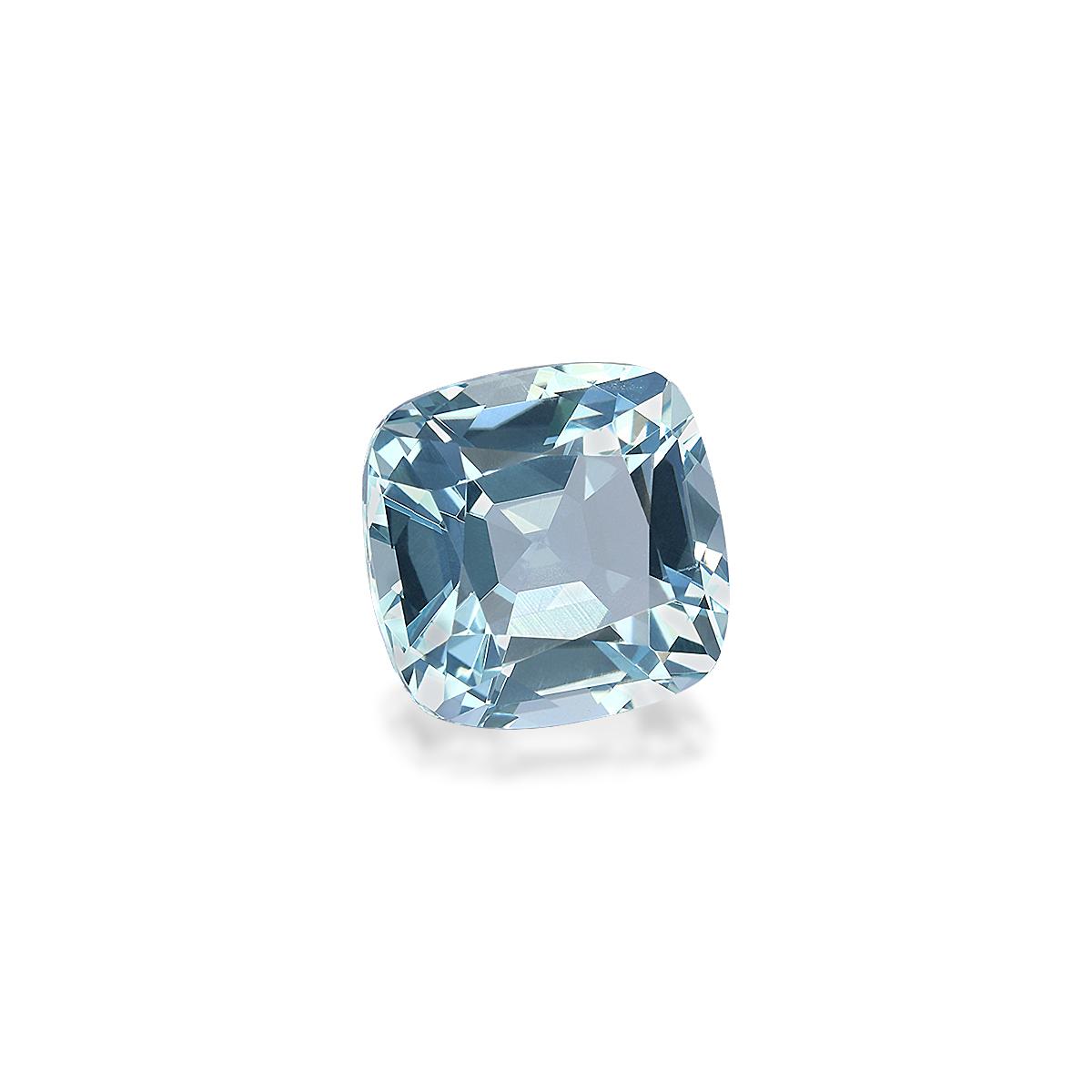 baby blue aquamarine, 3.13ct cushion cut — view 3
