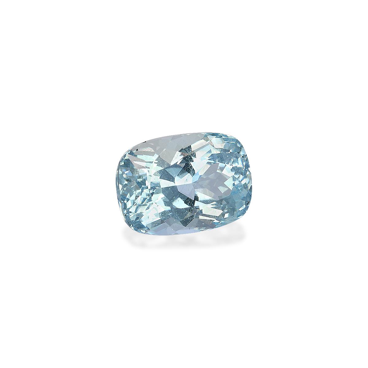 baby blue aquamarine, 3.25ct cushion cut — view 3