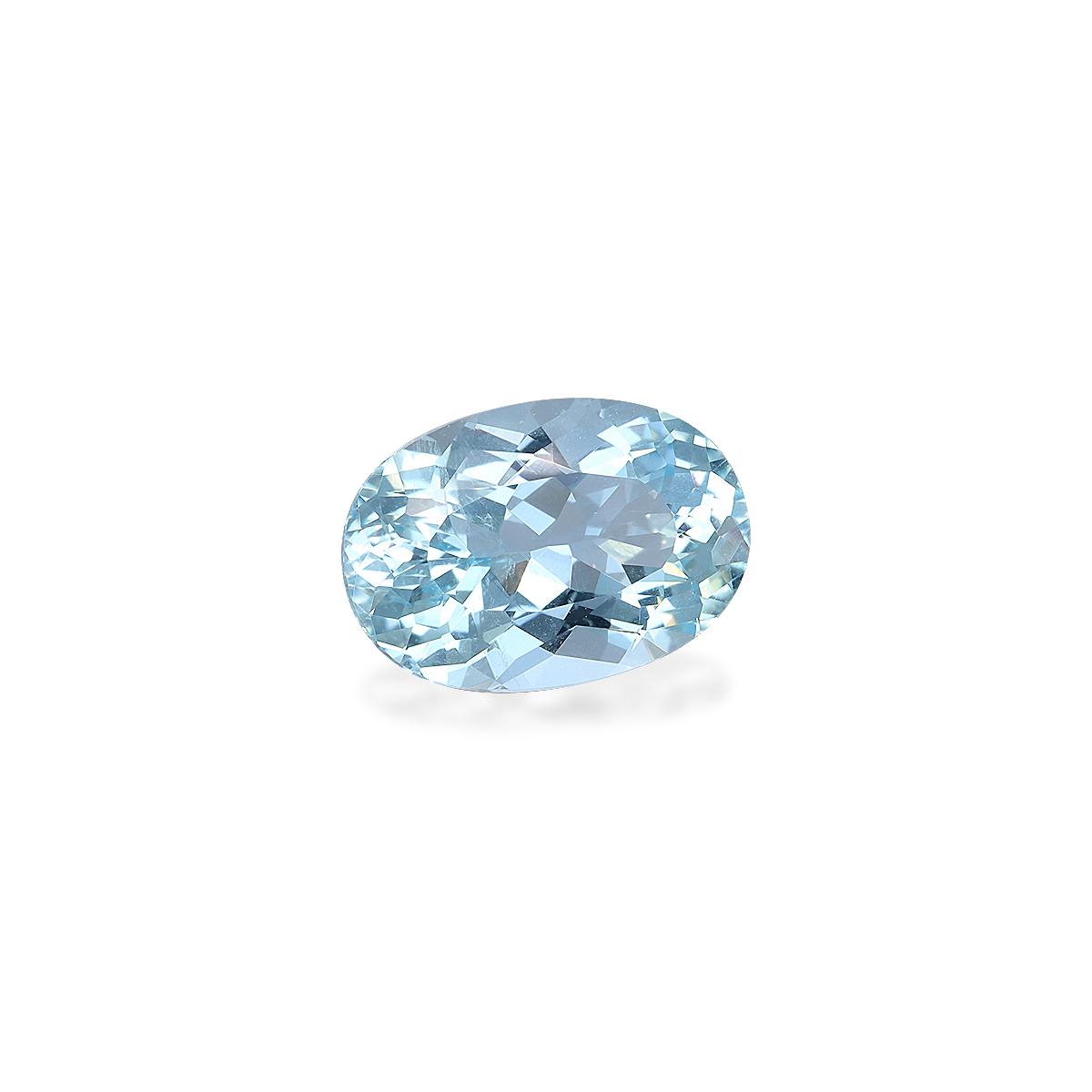 baby blue aquamarine, 3.54ct oval cut — view 3