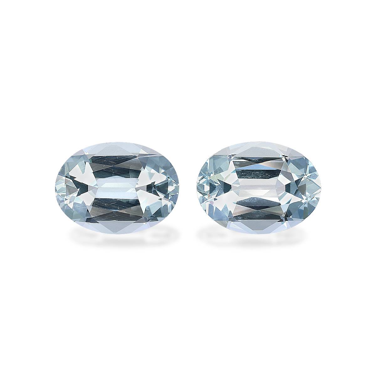Sky Blue Aquamarine 7.64ct Pair