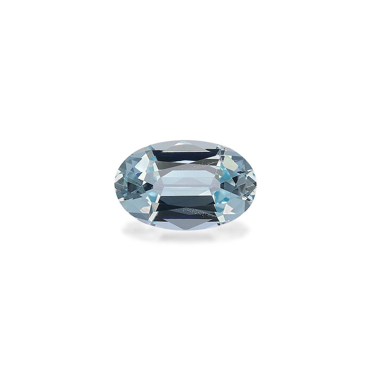 baby blue aquamarine, 4.19ct oval cut — main view