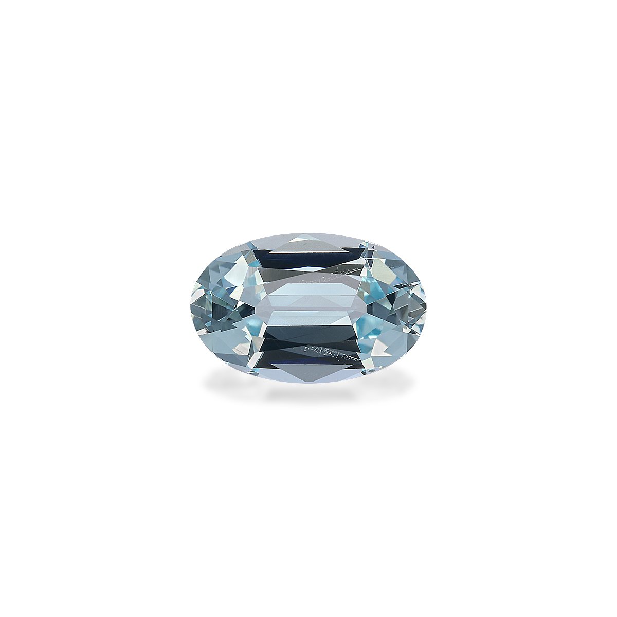 baby blue aquamarine, 4.19ct oval cut — main view