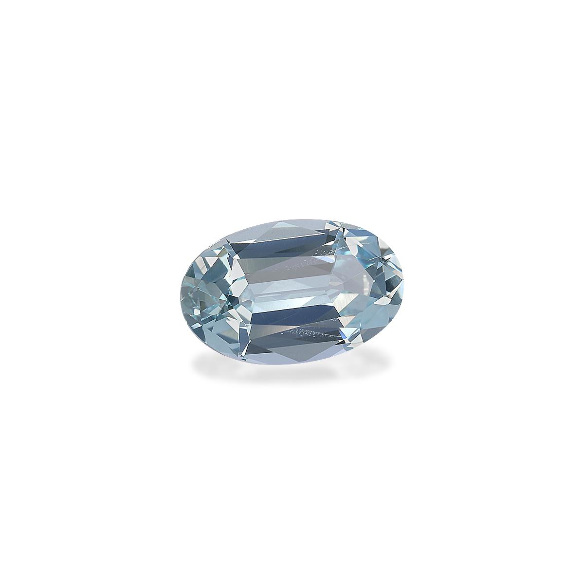 baby blue aquamarine, 4.19ct oval cut — view 3