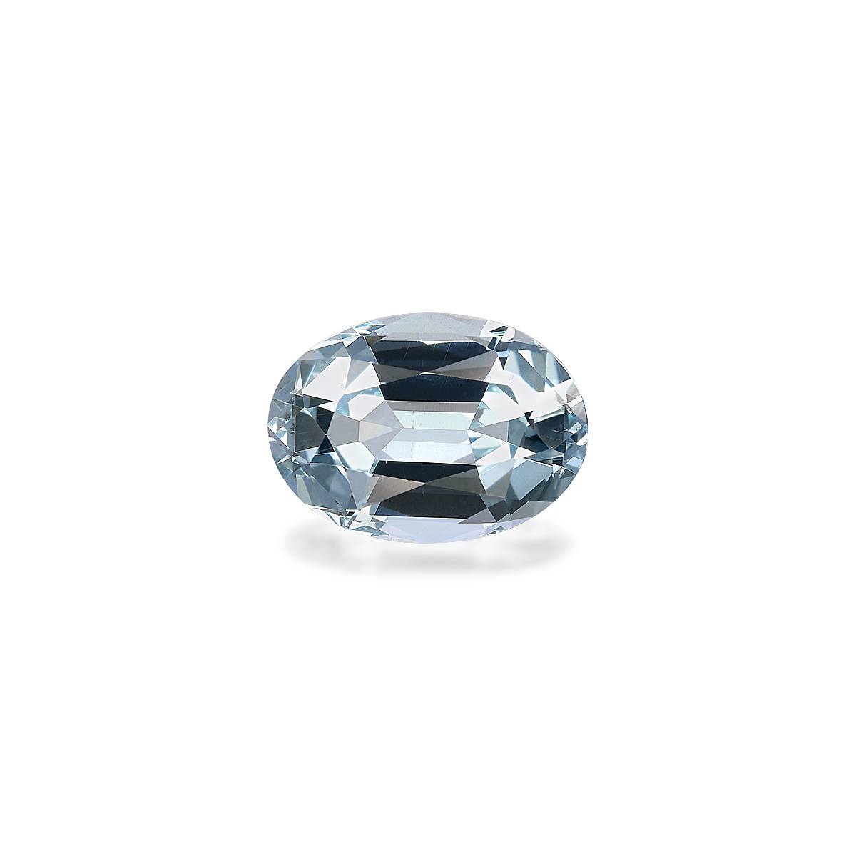 sky blue aquamarine, 3.32ct oval cut — main view
