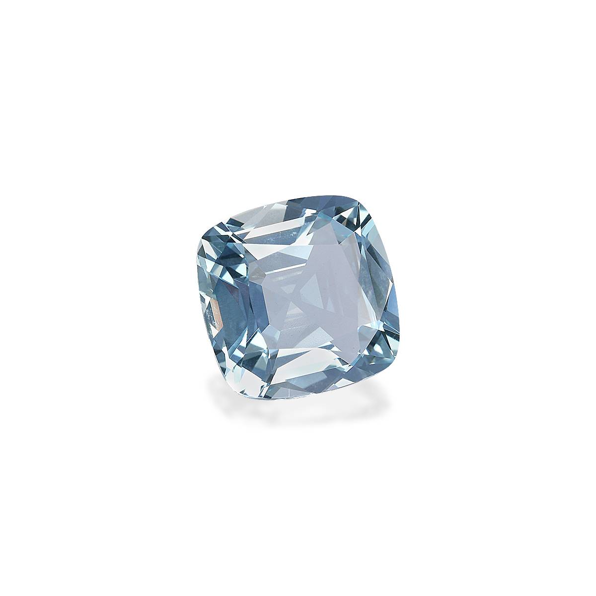 baby blue aquamarine, 3.1ct cushion cut — view 3