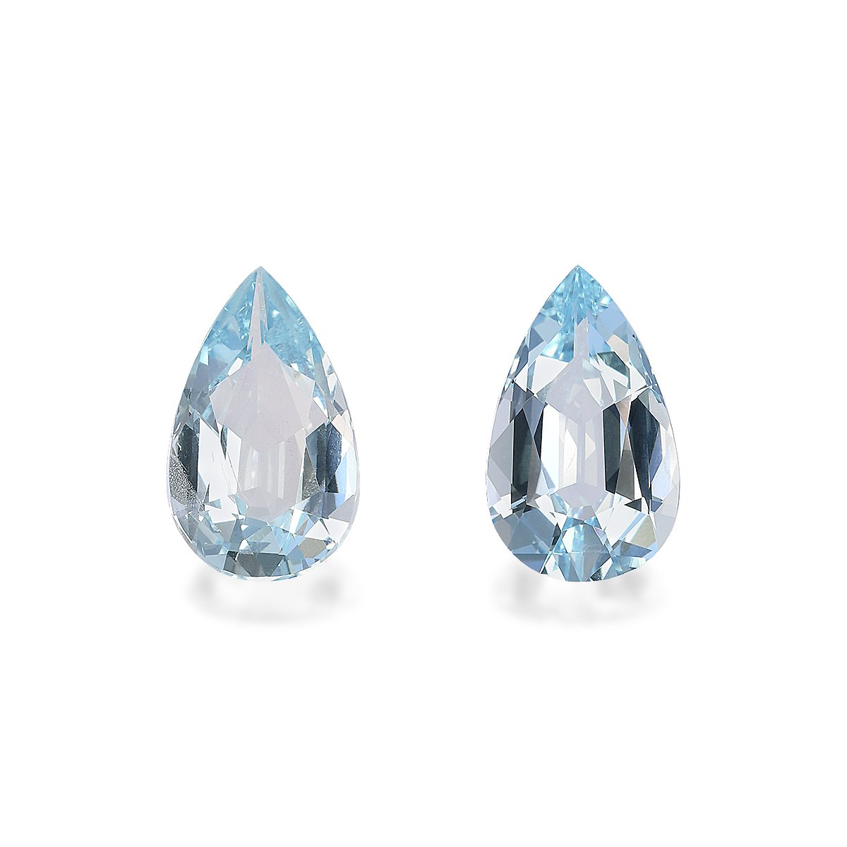 baby blue aquamarine, 5.36ct pear cut — main view