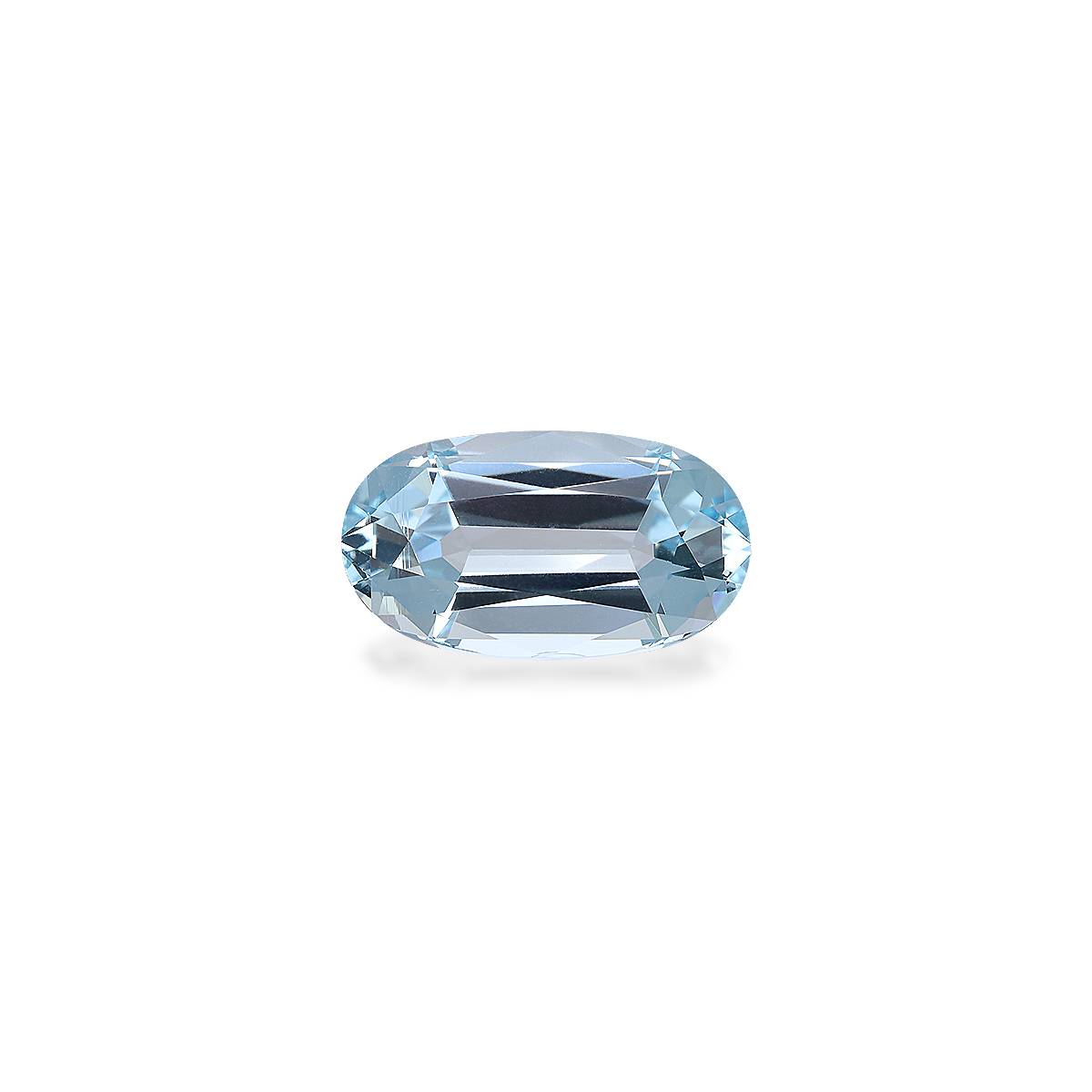 sky blue aquamarine, 6.98ct oval cut — main view