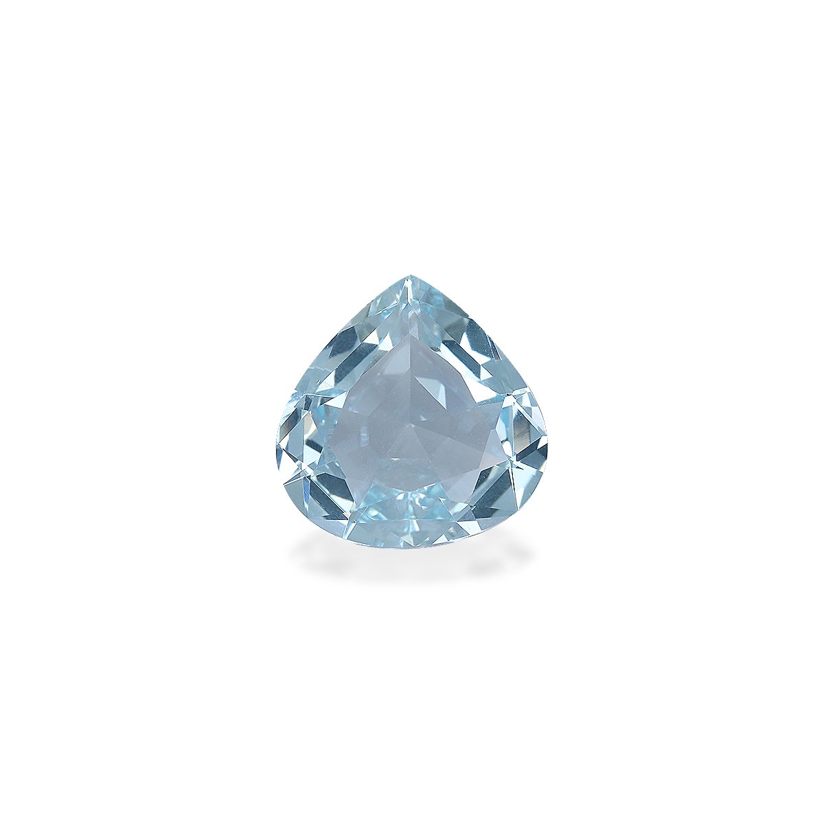 baby blue aquamarine, 5.83ct trilliant cut — main view