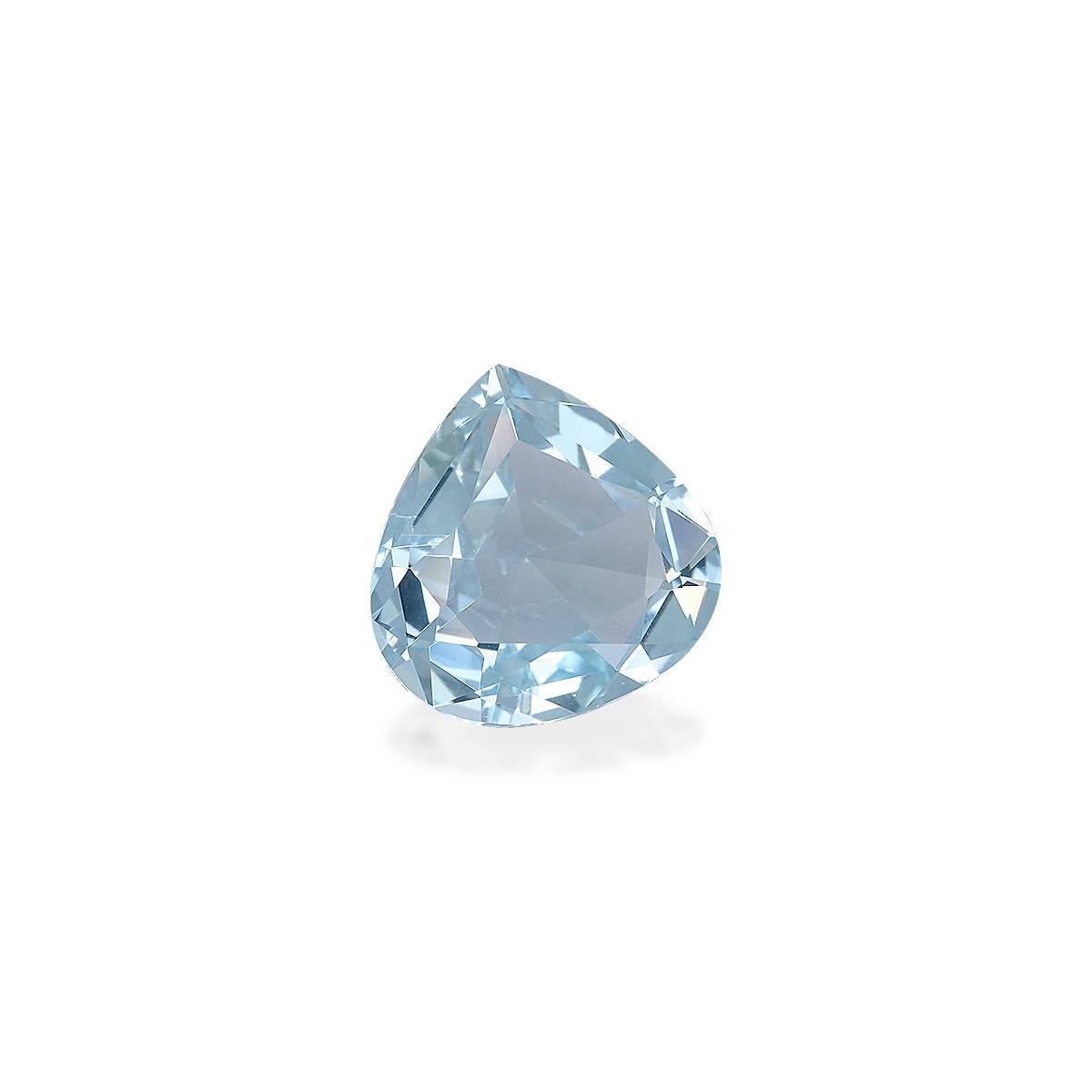 baby blue aquamarine, 5.83ct trilliant cut — view 3